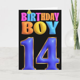 Alles Gute zum 14. Geburtstag Karte