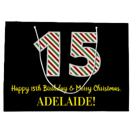 Alles Gute zum 15. Geburtstag & Frohe Weihnachten, Große Geschenktüte