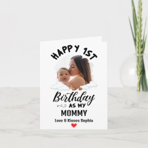 Alles Gute zum 1. Geburtstag als meine Mama Benutz Feiertagskarte