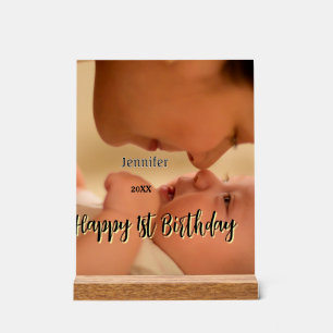 Alles Gute zum 1. Geburtstag Kinder Baby Mutter sc Acrylschild