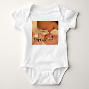 Alles Gute zum 1. Geburtstag Kinder Baby Mutter sc Strampler