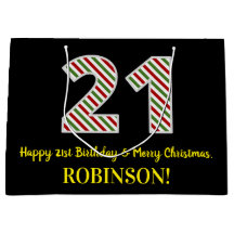 Alles Gute zum 21. Geburtstag & Frohe Weihnachten,