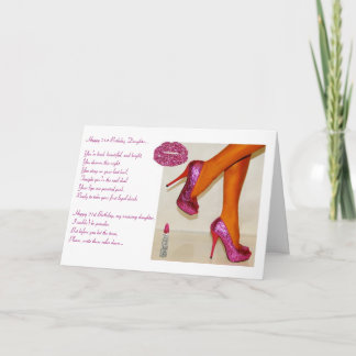 Alles Gute zum 21. Geburtstag für eine Tochter Karte