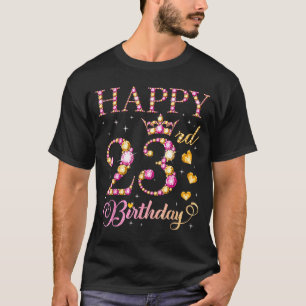 Alles Gute zum 23. Geburtstag 23 Jahre alte Männer T-Shirt