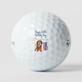 Alles Gute zum 250. Geburtstag Amerika! 1776-2026 Golfball