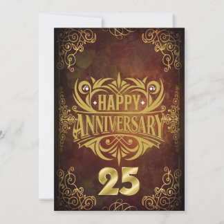 Alles Gute zum 25. Hochzeitstag