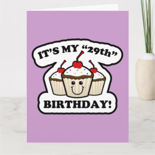 Alles Gute zum 29. Geburtstag Karte