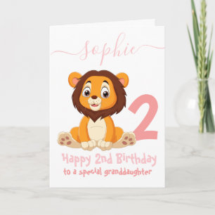 Alles Gute zum 2. Geburtstag Karte