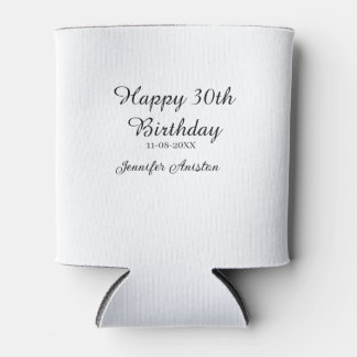 Alles Gute zum 30. Geburtstag hinzufügen Name Datu Dosenkühler