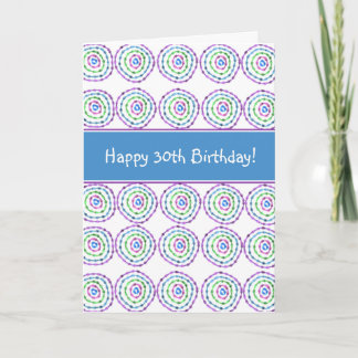Alles Gute zum 30. Geburtstag! Karte