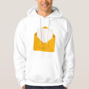 Alles Gute zum 40. Geburtstag Gold Umschlag Leere Hoodie