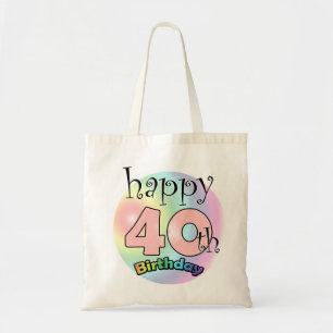 Alles Gute zum 40. Geburtstag (Rose) Tragetasche