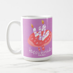 Alles Gute zum 42. Geburtstag für mich Donut Cake  Kaffeetasse