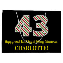 Alles Gute zum 43. Geburtstag & Frohe Weihnachten,