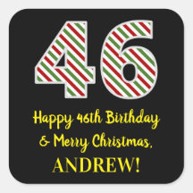 Alles Gute zum 46. Geburtstag & Frohe Weihnachten,