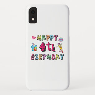 Alles Gute zum 4. Geburtstag. 4 Jahre täglich. Case-Mate iPhone Hülle