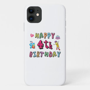 Alles Gute zum 4. Geburtstag. 4 Jahre täglich. Case-Mate iPhone Hülle