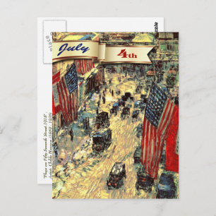 Alles Gute zum 4. Juli. Fine Art Postcard Postkarte