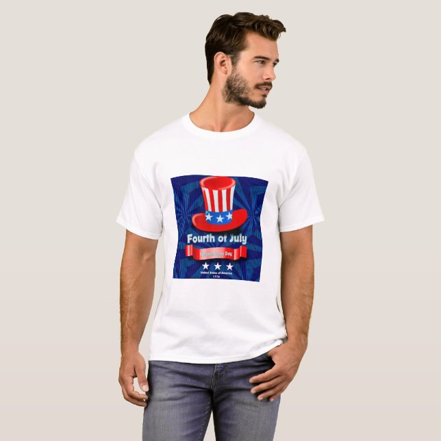 Alles Gute zum 4. Juli T-Shirt (Vorne ganz)