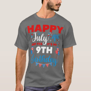 Alles Gute zum 4. Juli und Ja, es ist meine 9. Geb T-Shirt