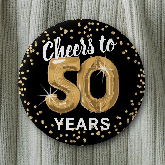 Alles Gute zum 50. Geburtstag Button (Von Creator hochgeladen)