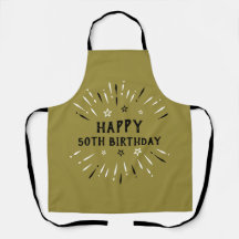 Alles Gute zum 50. Geburtstag Feuerwerk Gold Schwa