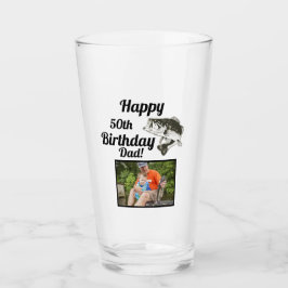 Alles Gute zum 50. Geburtstag Fishing Foto Bass Fi Glas