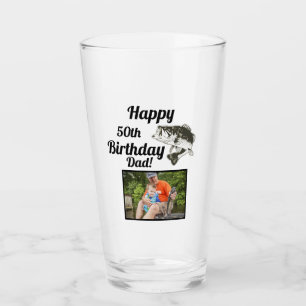 Alles Gute zum 50. Geburtstag Fishing Foto Bass Fi Glas