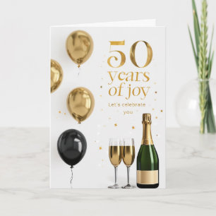 Alles Gute zum 50. Geburtstag Karte