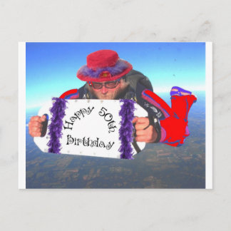 Alles Gute zum 50. Geburtstag Postkarte