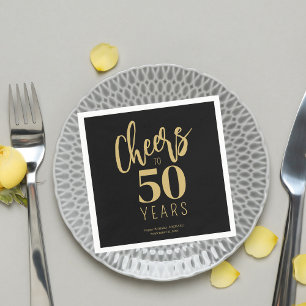 Alles Gute zum 50. Geburtstag Serviette