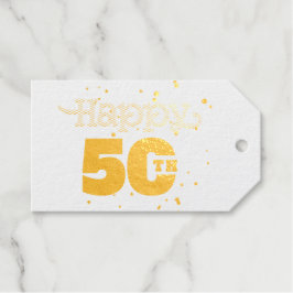 Alles Gute zum 50. Geschenkanhänger