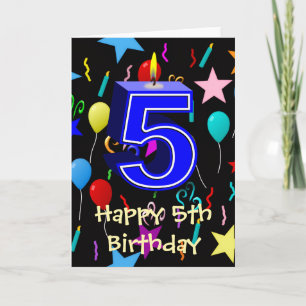 Alles Gute zum 5. Geburtstag Karte