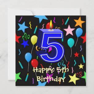 Alles Gute zum 5. Geburtstag Karte