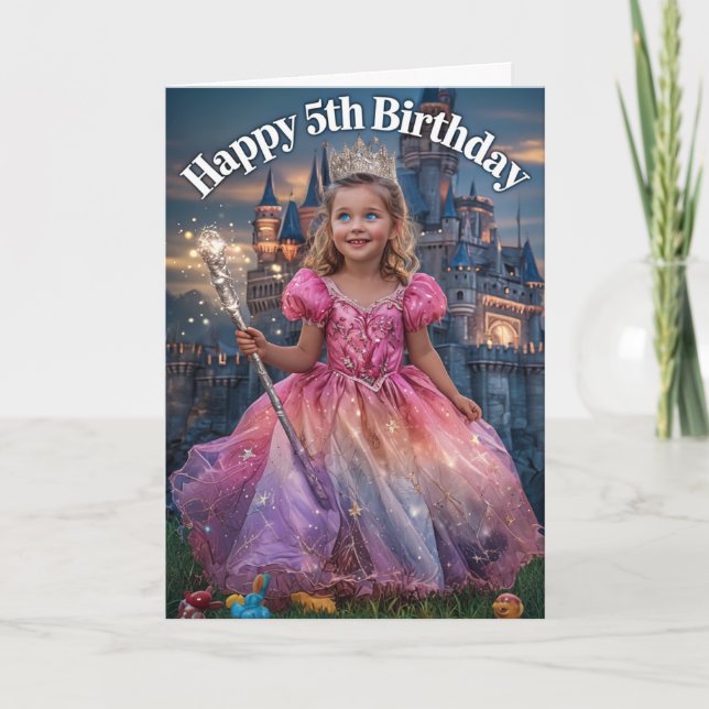 Alles Gute zum 5. Geburtstag Karte (Vorderseite)