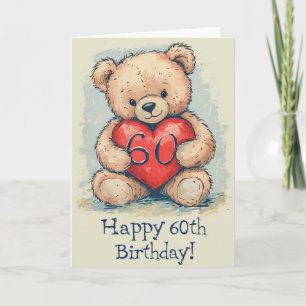 Alles Gute zum 60. Geburtstag Karte