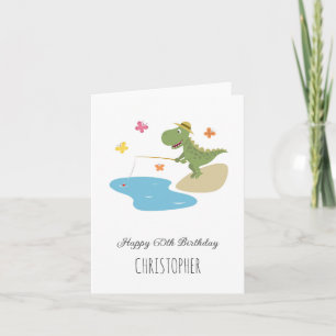 Alles Gute zum 60. Geburtstag Niedlicher Cartoon D Karte