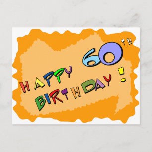 Alles Gute zum 60. Geburtstag! Postkarte