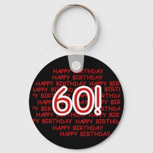 Alles Gute zum 60. Geburtstag Schlüsselanhänger