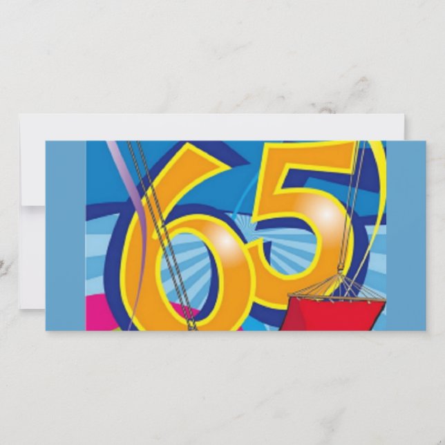 Alles Gute zum 65. Geburtstag (Vorderseite)