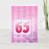 Alles Gute zum 65. Geburtstag Großmutter Mama-Tant