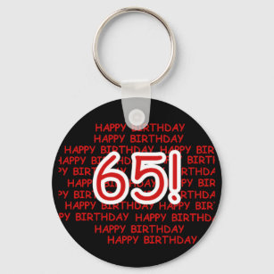 Alles Gute zum 65. Geburtstag Schlüsselanhänger