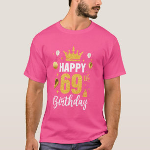Alles Gute zum 69. Geburtstag für 69 Jahre alter M T-Shirt