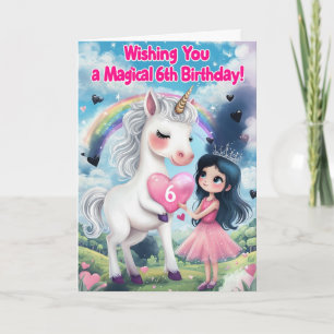 Alles Gute zum 6. Geburtstag Karte