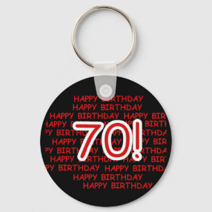 Alles Gute zum 70. Geburtstag Schlüsselanhänger