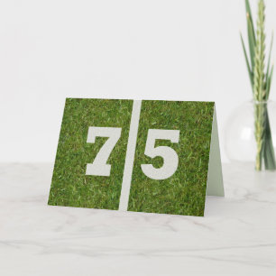 Alles Gute zum 75. Geburtstag! Karte