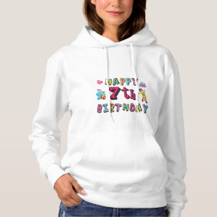 Alles Gute zum 7. Geburtstag. 7 Jahre alt. Hoodie