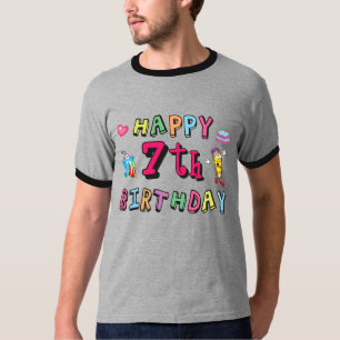 Alles Gute zum 7. Geburtstag. 7 Jahre alt. T-Shirt
