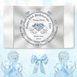 Alles Gute zum 85. Geburtstag Banner, jedes Jahr o Banner