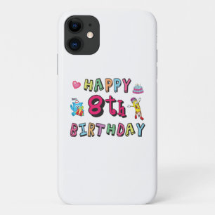 Alles Gute zum 8. Geburtstag. 8 Jahre täglich. Case-Mate iPhone Hülle